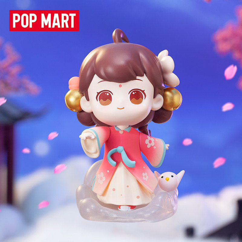 popmart泡泡玛特 阿巳与小铃铛佳节令系列手办潮流可爱礼物玩具