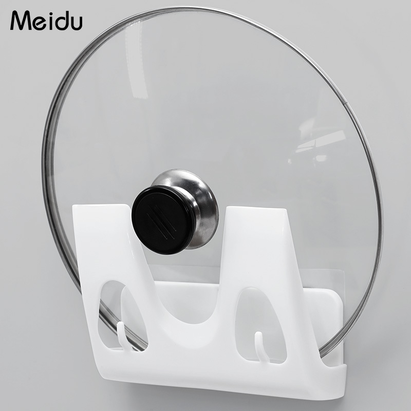 锅盖架壁挂 免打孔墙上放锅盖的架子收纳层架厨房用品 厨房置物架