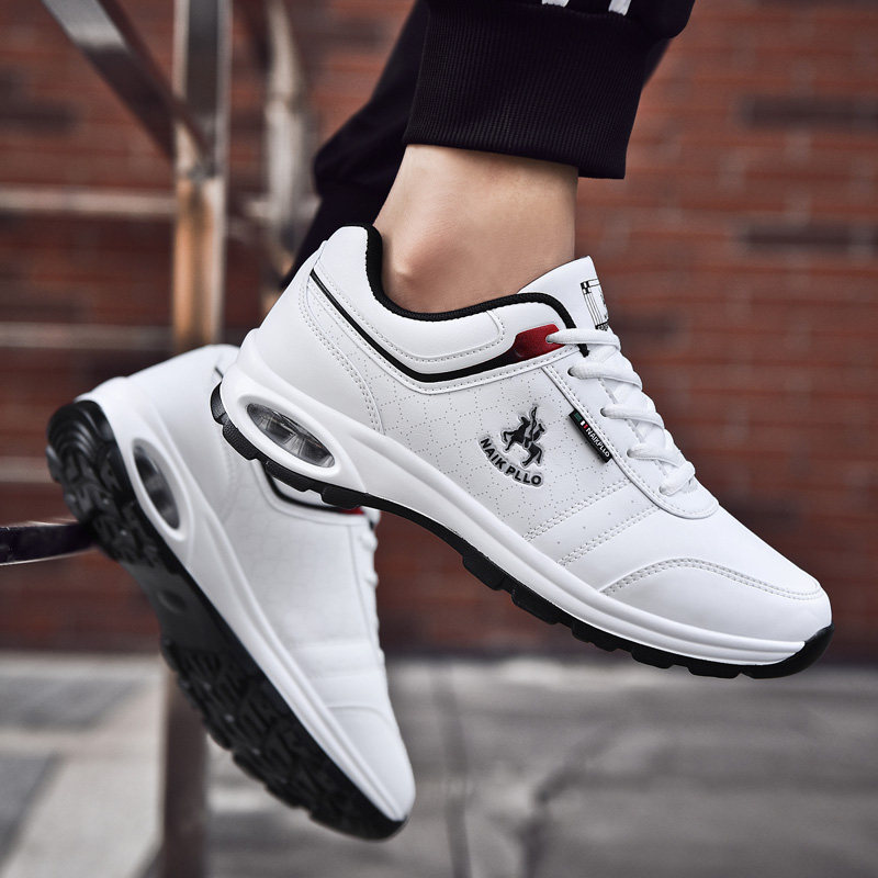 奈客保罗男鞋2019秋冬新款运动鞋男士气垫旅游鞋百搭潮流鞋子增高