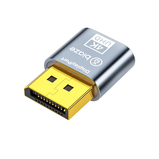 毕亚兹显卡欺骗器dp诱骗器hdmi虚拟显示器4k高清锁屏宝假负载远程