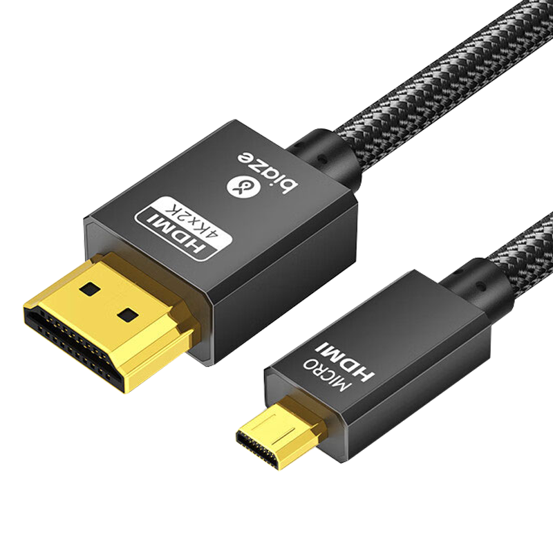 minihdmi/micro转hdmi线连接线转接小头高清迷你直播适用索尼相机
