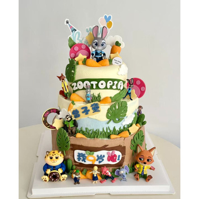 疯狂动物城朱迪兔子尼克狐狸