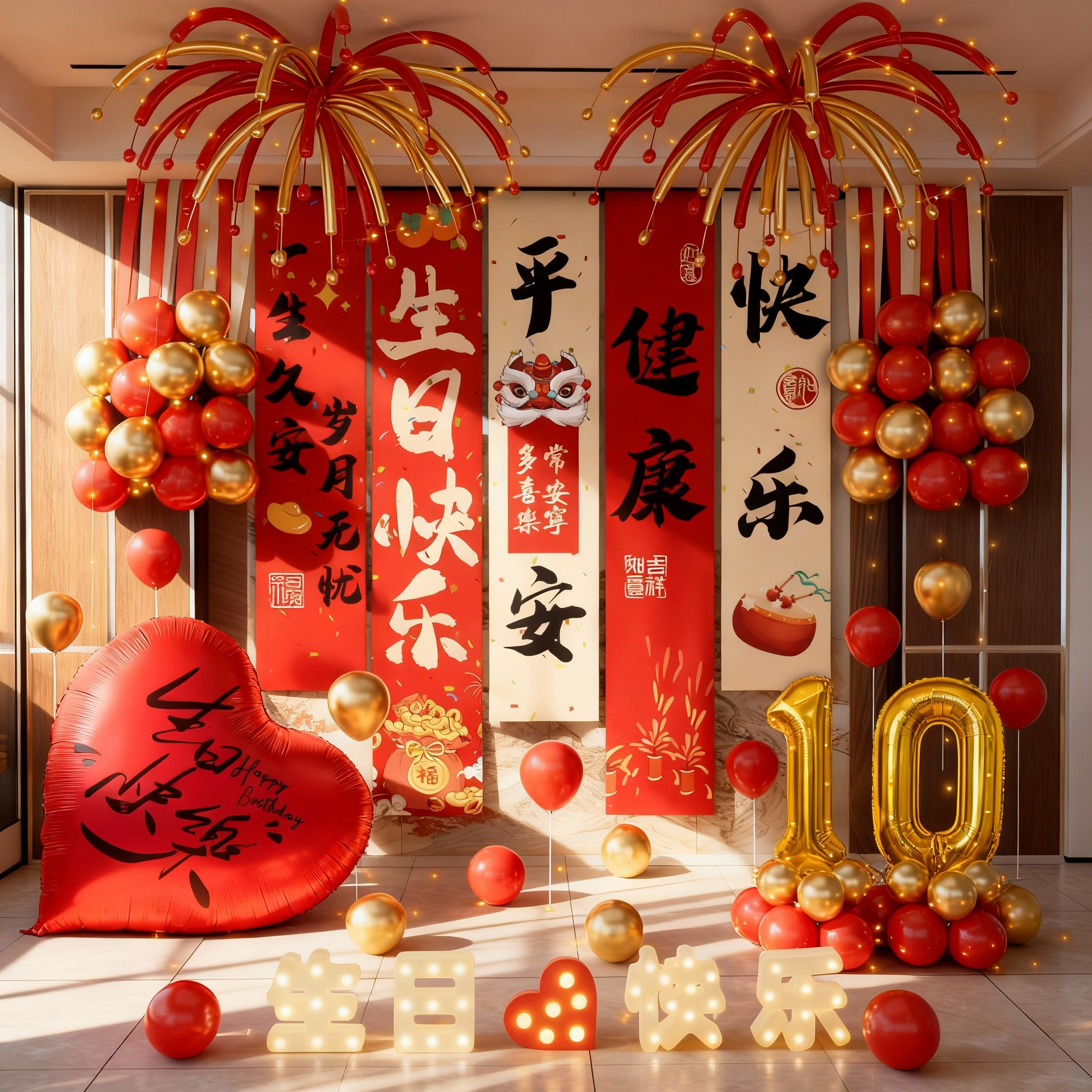 儿童男孩十周岁生日场景布置装饰派对条幅气球氛围感女孩背景布10,节庆用品/礼品,装扮布置套餐,淘宝优惠券,粉丝福利购,淘宝优惠卷