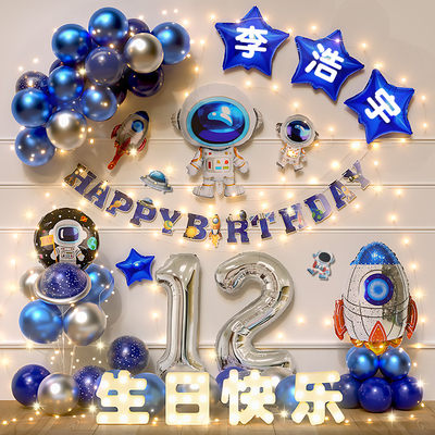 【小红书推荐】太空人生日装饰