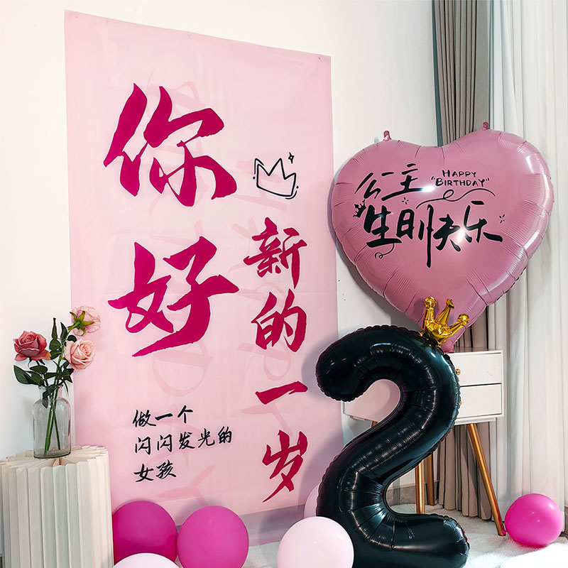 【小红书推荐】女孩生日布置氛围