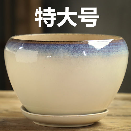 蝴蝶兰花盆陶瓷特价家