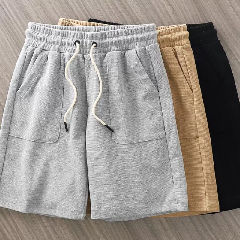 工装短裤子男士夏季冰丝薄款短裤春款五分休闲裤男生宽松运动中裤