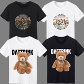 潮牌加肥加大体桖夏装 男士 衣服 2020新款 男生潮流半袖 短袖 t恤夏季