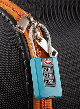 TSA密码锁出国旅行海关锁箱包高铁航空出行宿舍柜子行李箱小挂锁