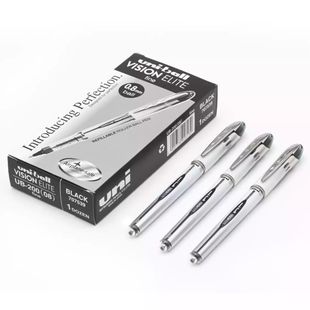 日本UNI三菱中性笔UB 走珠笔0.8mm学生考试笔签字笔水笔 200直液式