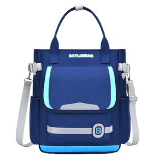 手提袋补习袋小学生双肩男孩女童儿童美术袋文件袋饭盒袋定制印字