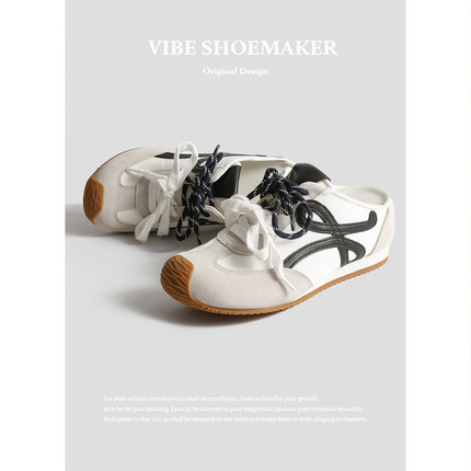 牛皮版~内增高7CM德训鞋包头半拖鞋女外穿2026年新款小个子阿甘鞋