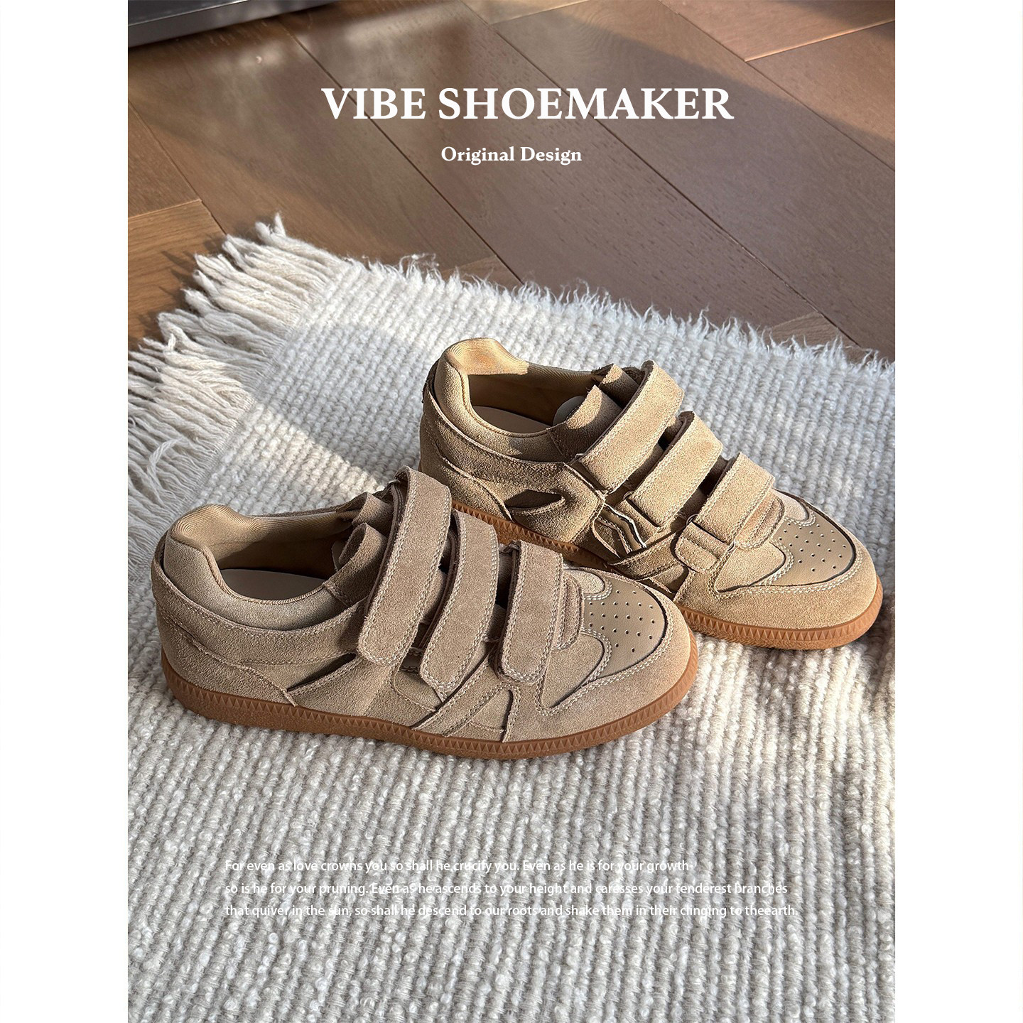 【牛皮版】真皮内增高德训鞋魔术贴休闲板鞋运动鞋2026新款阿甘鞋,女鞋,休闲板鞋,淘宝优惠券,粉丝福利购,淘宝优惠卷