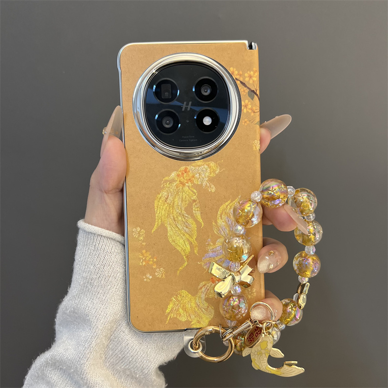 海棠花锦鲤oppofindn5手机壳