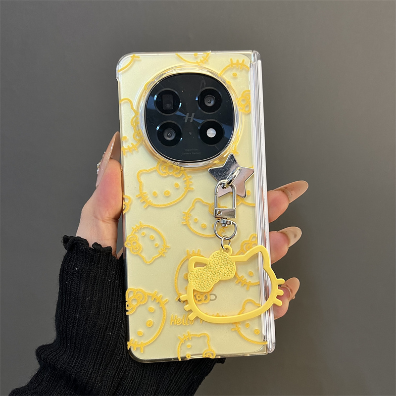 适用满屏kitty折叠手机壳