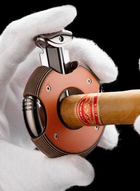 雪茄剪锋利圆形V型剪刀创意剪烟器CLE-22KZ2