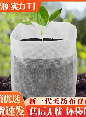 无纺布育苗袋批发营养钵美植袋可