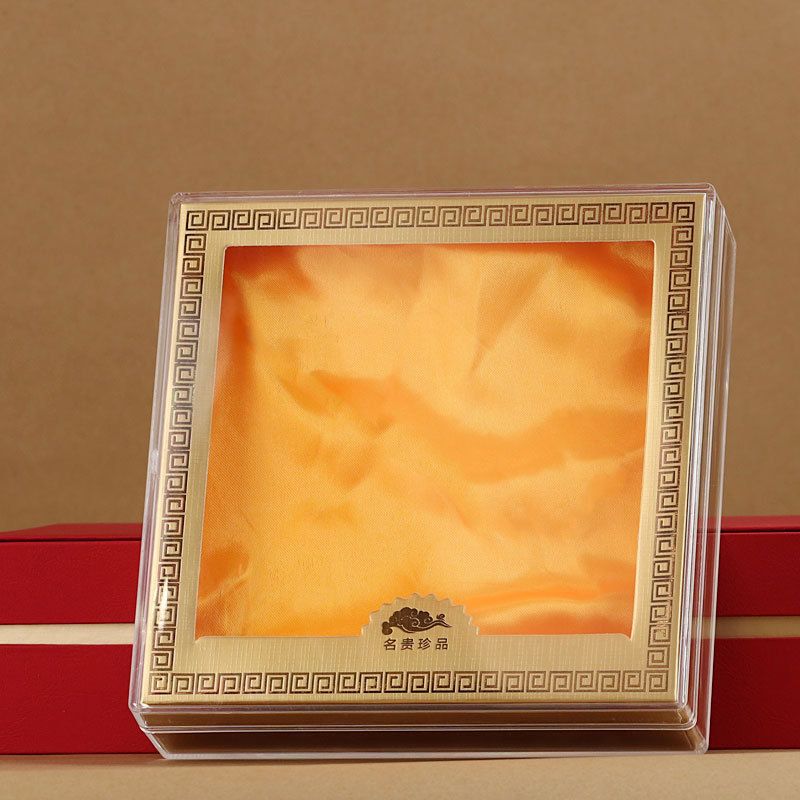 现货名贵礼品海参元贝高丽参鱼胶陈皮包装盒透明玻璃亚克力水晶盒