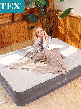 INTEX充气床垫双人家用内置电动冲气床卧室折叠气垫床64448