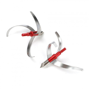 红斩首箭头 不锈钢靶头弓箭射箭配件铝座螺纹箭杆头