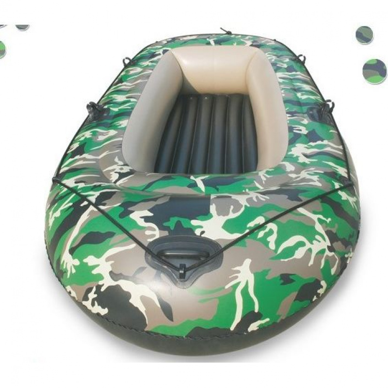 盈泰加厚充气船4人钓鱼