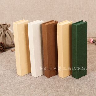 现货佛香礼盒盘香包装盒60克线香盒子蜡烛白盒书本式纸盒logo