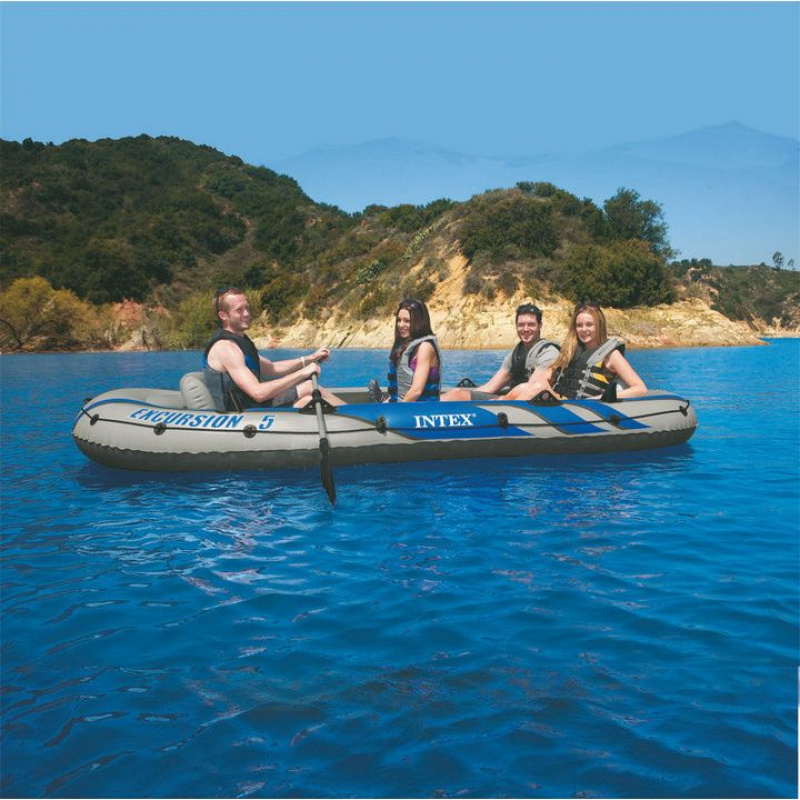 美国Intex加厚3人充气船