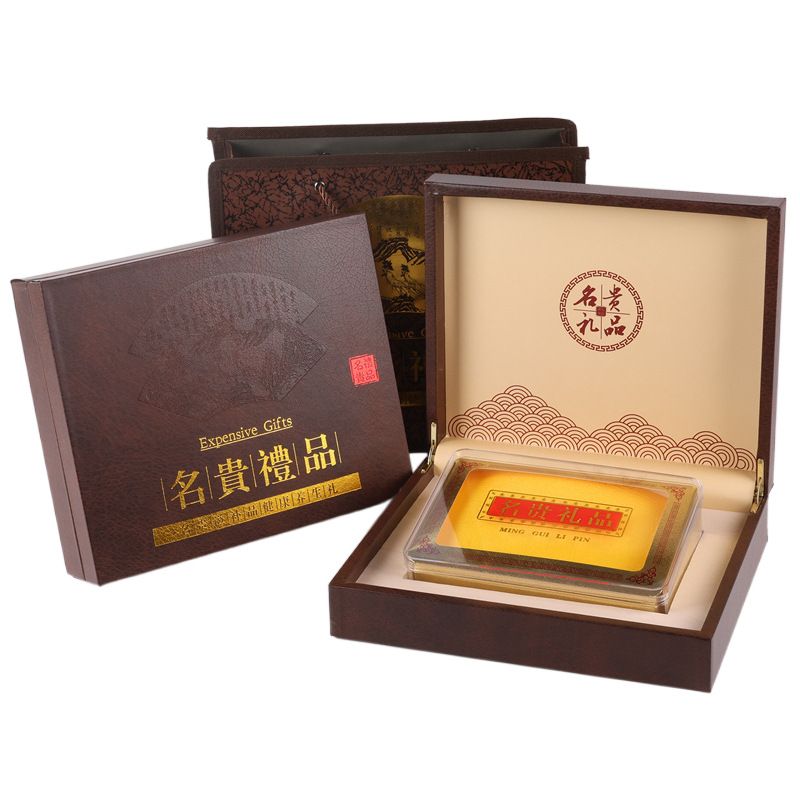 名贵礼品通用皮盒 包装盒燕窝虫草皮盒通用 新款包装盒名贵礼品盒