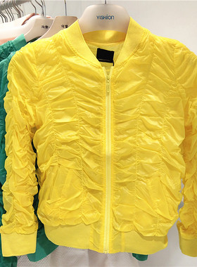 RMEO浪漫一身女装夏防晒衣休闲夹克上衣修韩版外套棒球服宽松断码