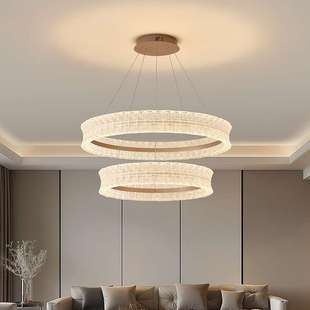 客厅吊灯意式轻奢极简创意客厅主灯餐厅天鹅湖大气护眼感吊灯