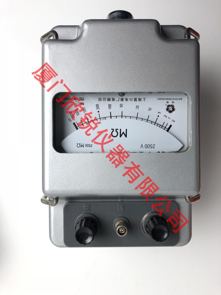 2500v上海六表摇表zc-7手摇兆欧表zc-7兆欧表绝缘电阻测试仪zc