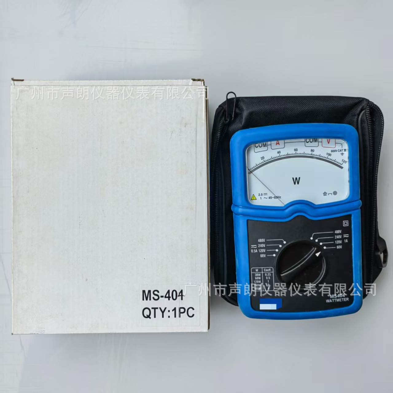 MS404指针式交直流功率表出口仪表教学瓦特表