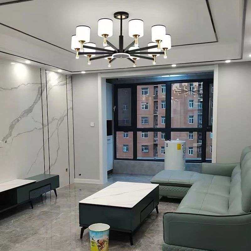 吊灯客厅2025新中式客厅灯卧室灯轻奢年轻人安装组合吊灯