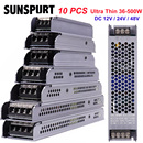 LED开关电源12V24V48超薄静音灯箱电源36 500W广告线型灯带变压器