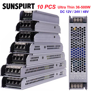 LED开关电源12V24V48超薄静音灯箱电源36-500W广告线型灯带变压器