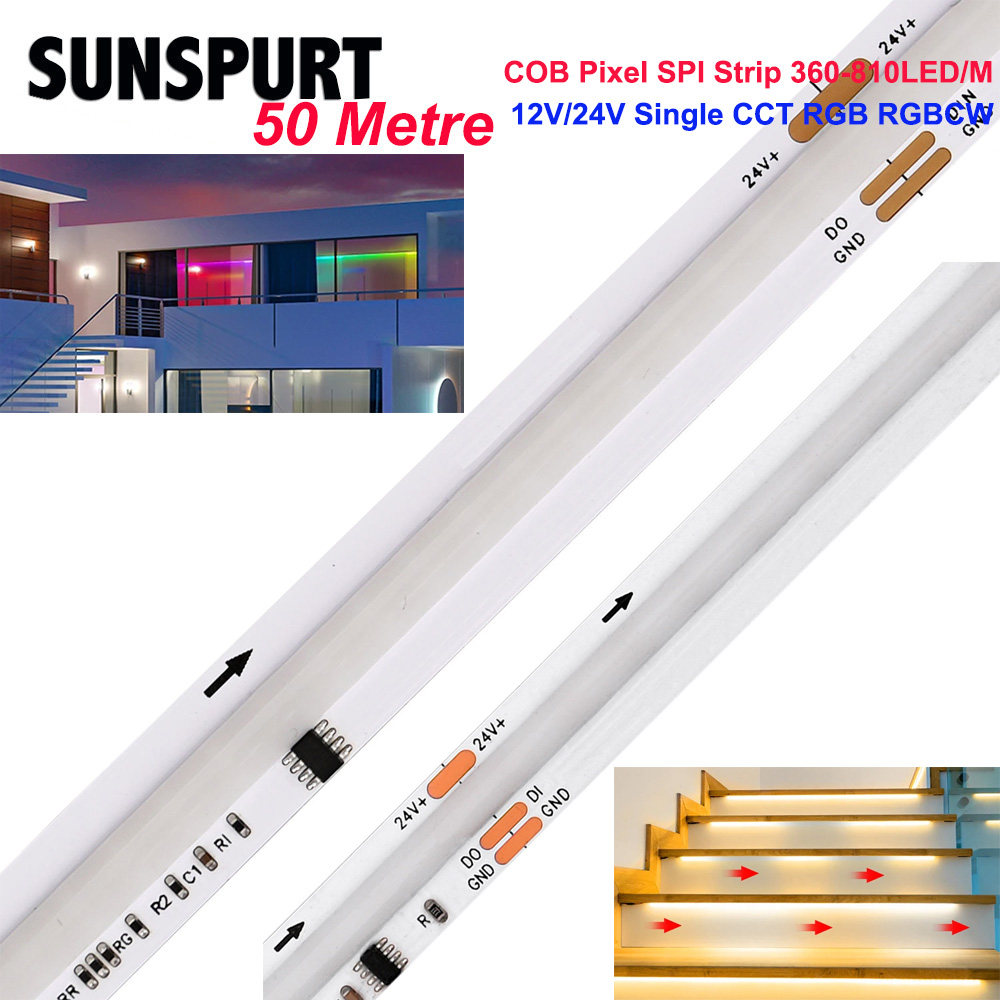 24v可编程cob幻彩WS2814灯带RGBW七彩LED跑马流水追光氛围KTV灯条,家装灯饰光源,室内LED灯带,淘宝优惠券,粉丝福利购,淘宝优惠卷