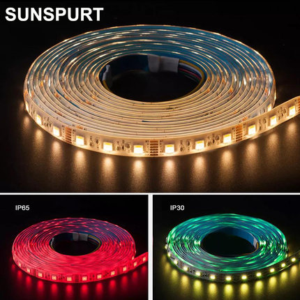 led灯带12v5050贴片低压24v高亮可粘贴展示柜吊顶暗槽车用软灯条