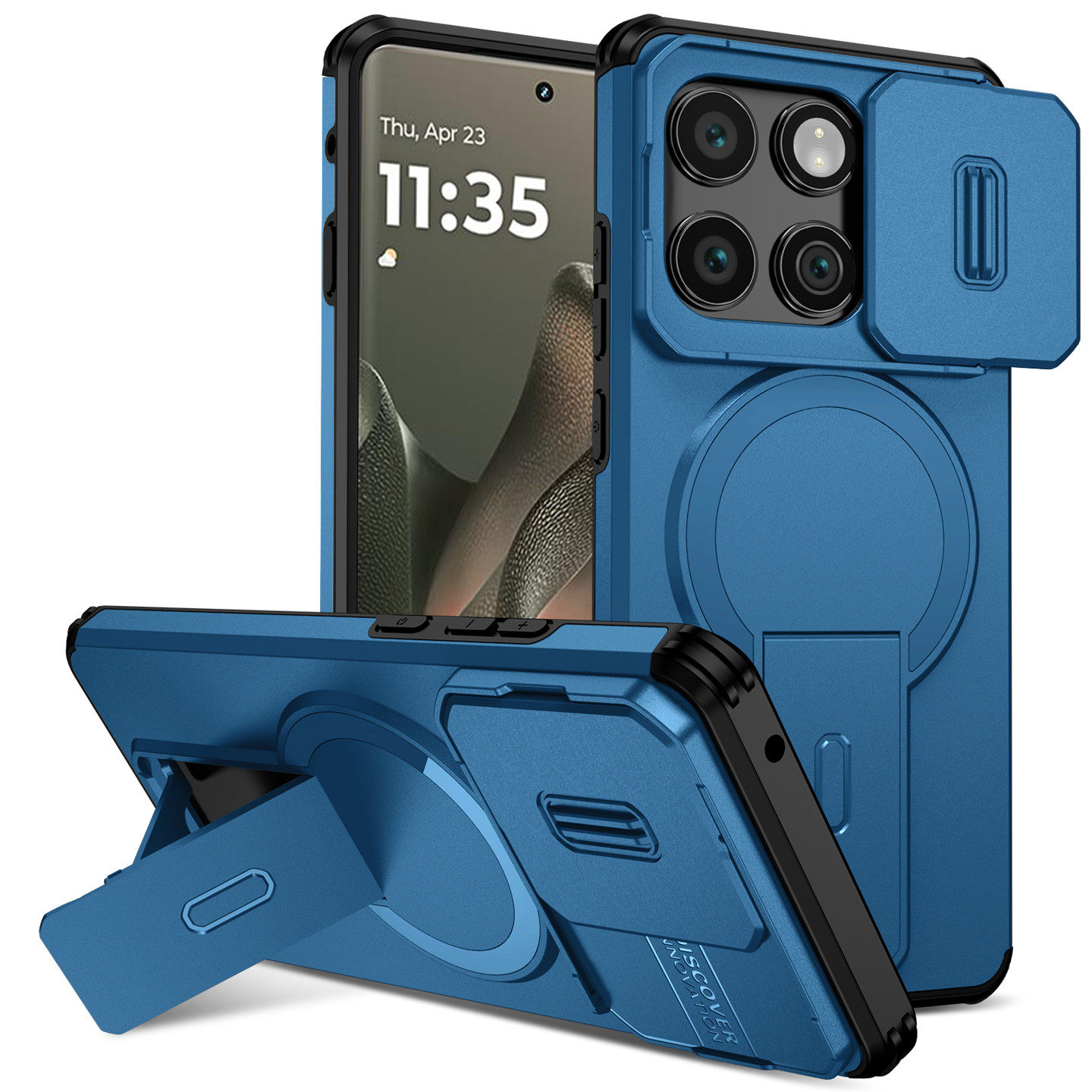 Suitable for motorola motoedge 2025 phone case with lens cover, sliding window, Moto Edge protective case, full package, shockproof XT2519 case, new 5G stand for both men and women, MOTOROLA thumbnail 5