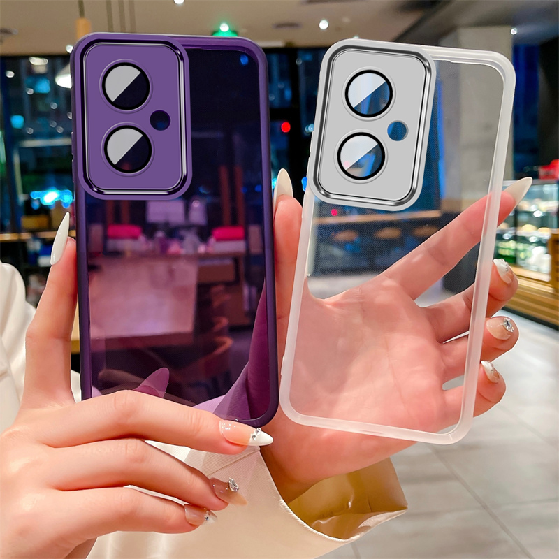 适用OPPO Reno11F手机壳带镜头膜reno11f保护套CPH2603透明硅胶软壳case全包超薄opo简约外壳opp防摔新款外壳