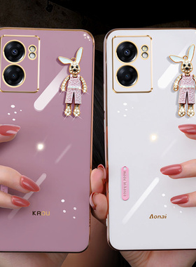 适用OPPO A77手机壳5G版全包摄像头oppoa57硅胶保护套CPH2339新款可爱兔子a775g网红少女A七七超薄防摔软外壳