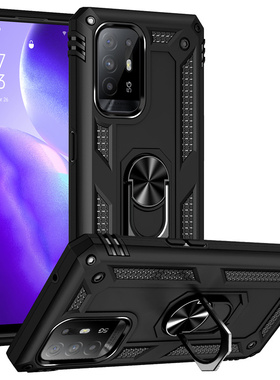 适用OPPOReno5Z手机壳保护套opporeno5f全包防摔CPH2217带磁吸reno5lite指环扣青春版reon5z潮牌商务男女款外