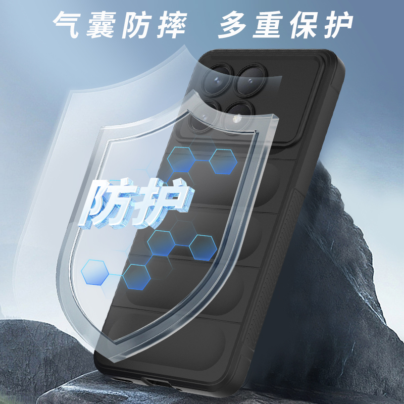 适用小米Poco X6手机壳Xiaomi pocox6pro保护套全包气囊防摔por超薄pcox硅胶软壳男女款p磨砂外壳case海外版