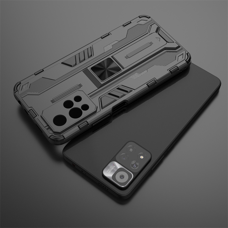 适用红米Note11s手机壳海外5G版硅胶保护套小米redmi note11s气囊防摔磁吸隐形收纳指环全包防摔商务男款外壳