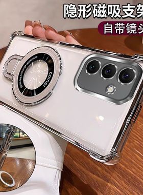 适用于三星A55手机壳带镜头膜galaxya35保护套气囊防摔25全包超薄SM-A5560透明硅胶软壳356E海外版case外壳5G