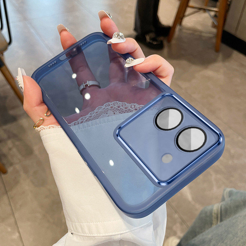 适用vivoy27手机壳海外版硅胶保护套vivo y27全包防摔viv0y27s透明护镜新款vovoy27男女viovy27带镜头膜丫27S