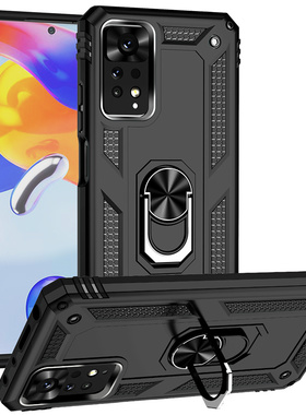 适用红米note11pro海外版5G手机壳全包防摔保护套小米redminote11pro磁吸指环支架4G男女款note11pro+外壳por