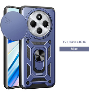 适用小米Poco C75手机壳镜头盖推窗pococ75保护套全包防摔xiaomi纯色系个性酷炫p海外版男女新款外壳指环支架