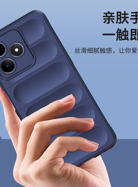 适用RealmeC53手机壳全包镜头realme真我C53气囊抗摔保护套RMX3760耐脏防滑磨砂realmeC53时尚男女款硅胶外壳