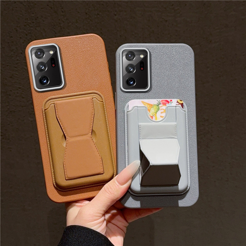 适用三星Note20Ultra手机壳带支架卡包Galaxy note20uitra保护套u超薄SM-N9860外壳galaxynote防摔noto全包nt