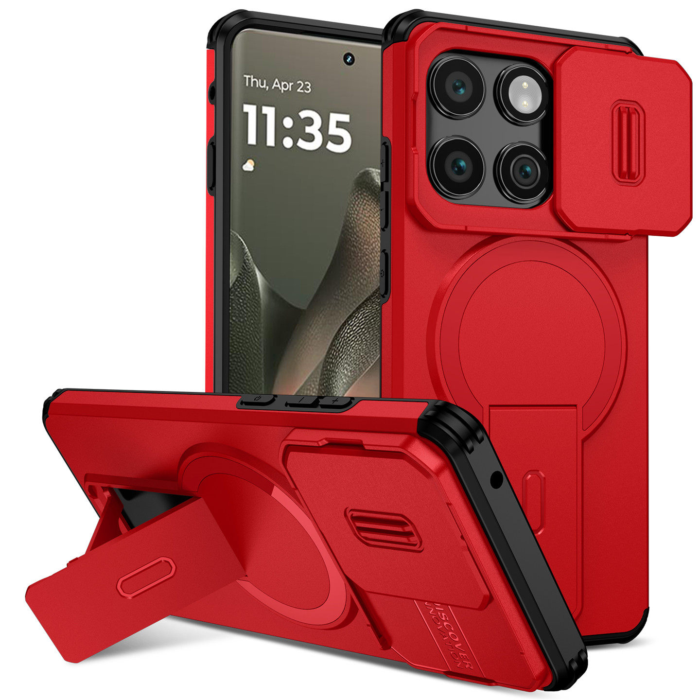 Suitable for motorola motoedge 2025 phone case with lens cover, sliding window, Moto Edge protective case, full package, shockproof XT2519 case, new 5G stand for both men and women, MOTOROLA thumbnail 7